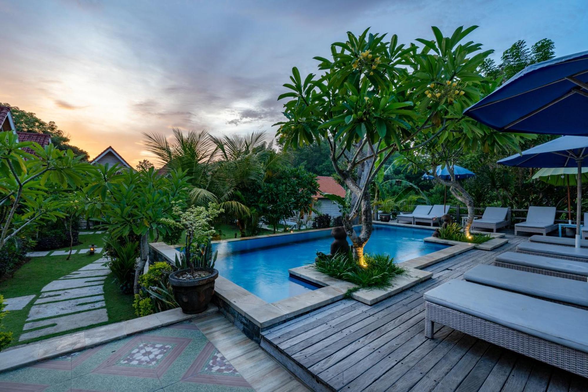 Hotel Le Biu garden View Lembongan Exterior foto