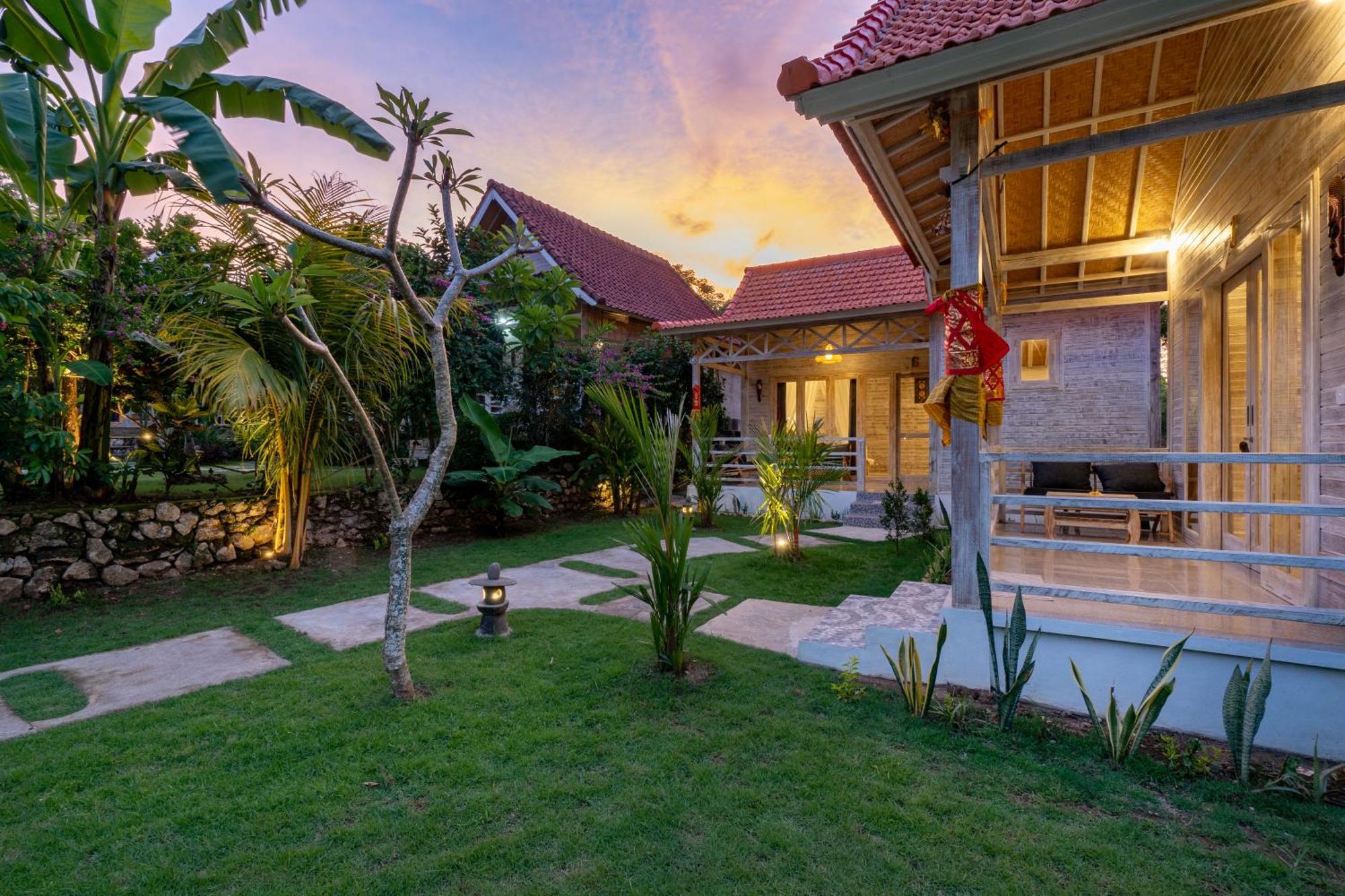 Hotel Le Biu garden View Lembongan Exterior foto