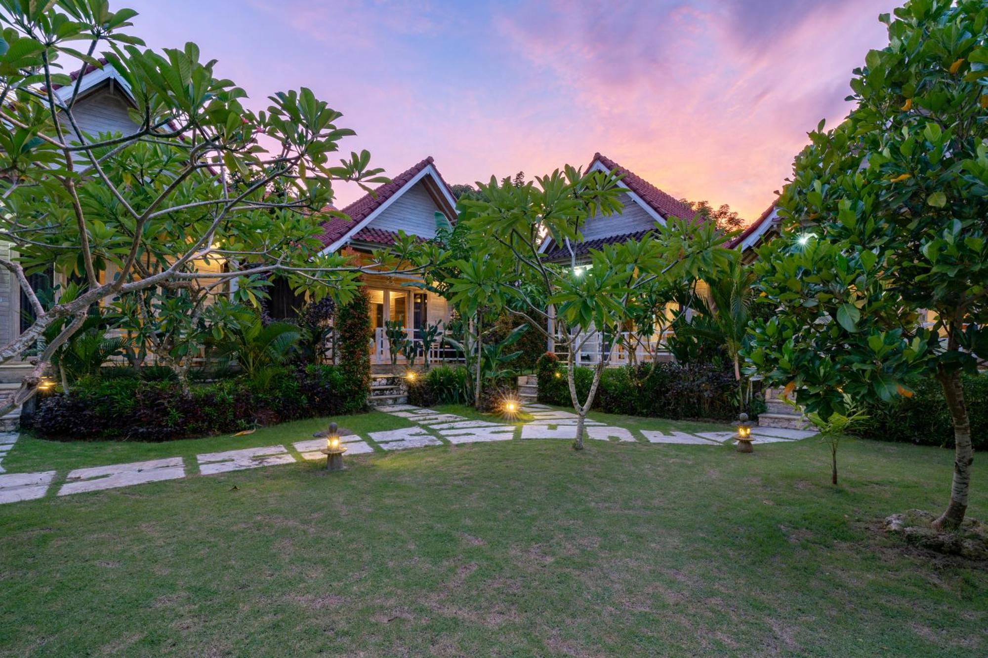 Hotel Le Biu garden View Lembongan Exterior foto