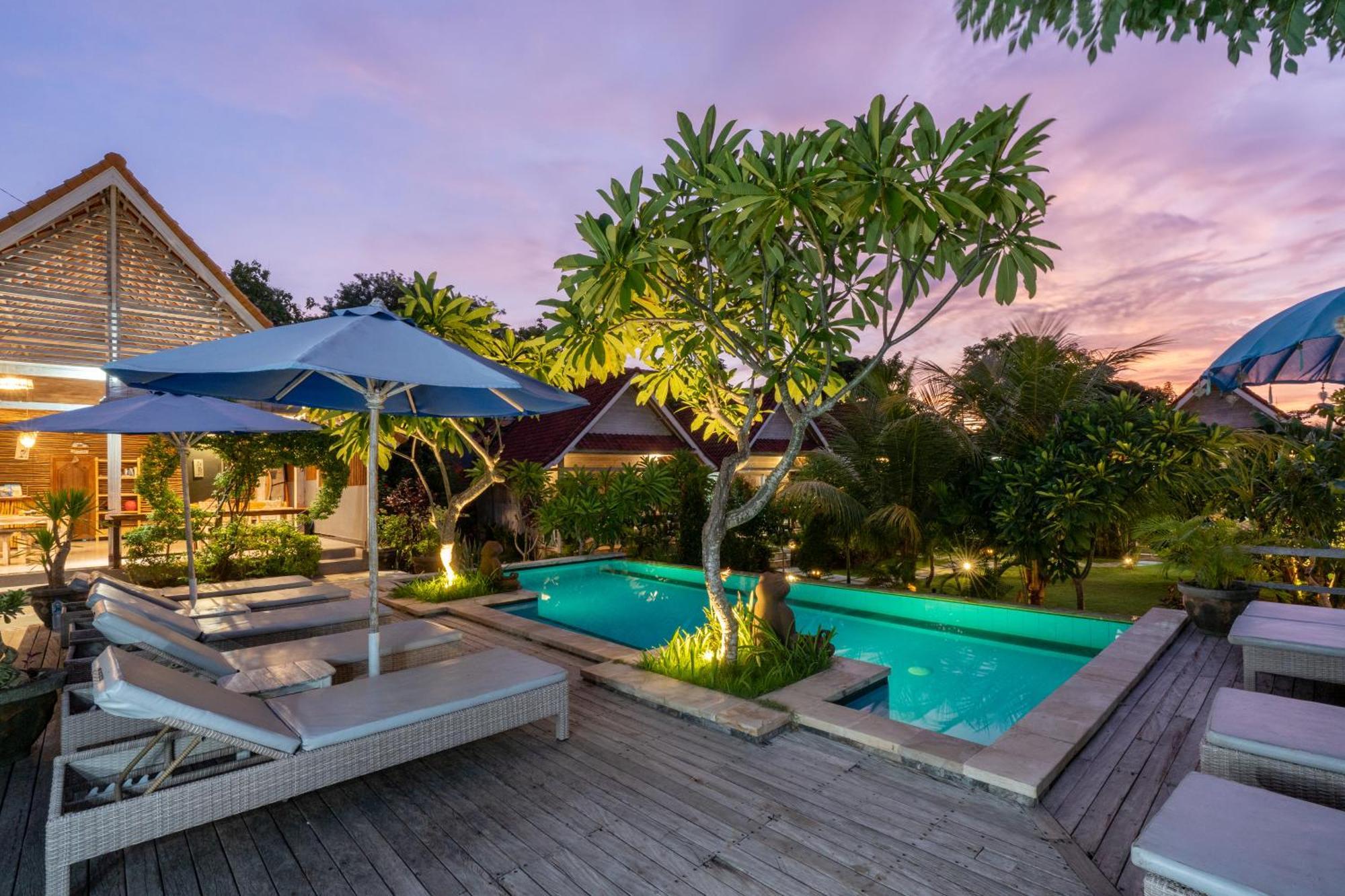 Hotel Le Biu garden View Lembongan Exterior foto